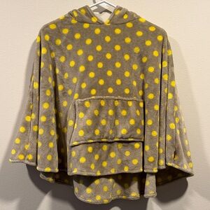 Kids Polka Dot Hooded Poncho